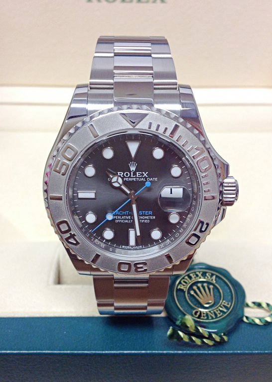 yacht master I 116622 rhodium dial