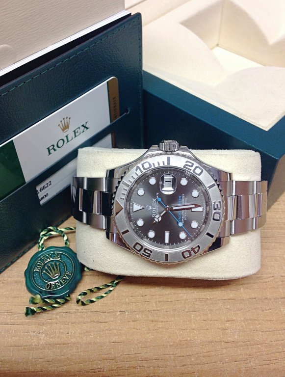 yacht master I 116622 rhodium dial