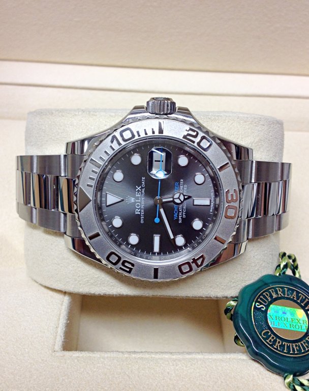 yacht master I 116622 rhodium dial